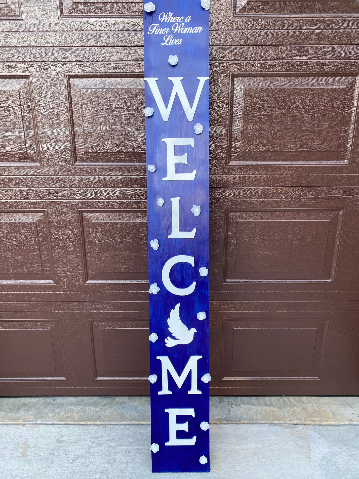 Finer Woman Welcome Sign