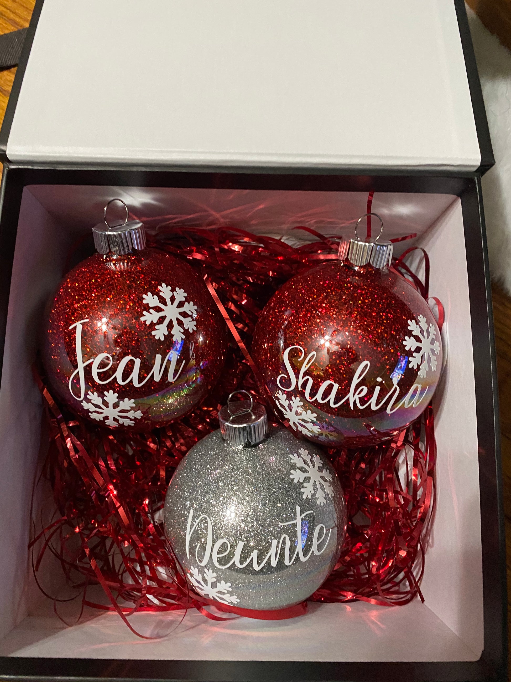 Christmas Balls Personalized Names