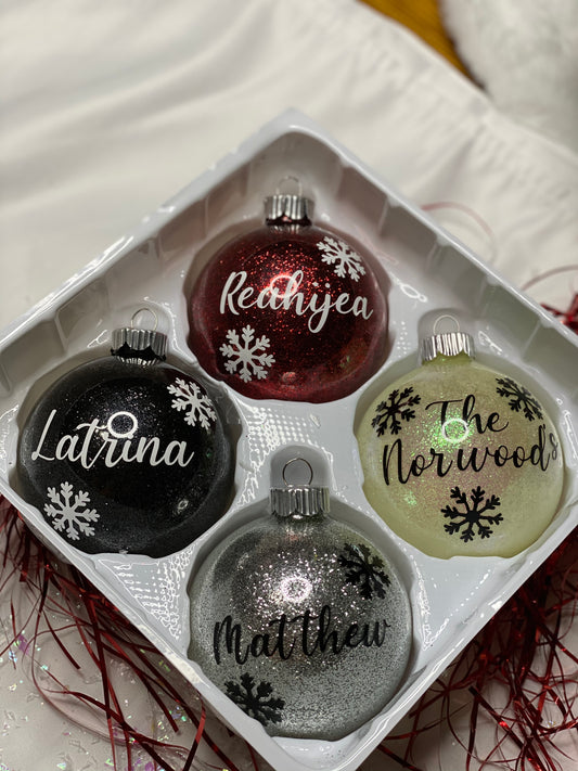 Personalized Name Ornaments